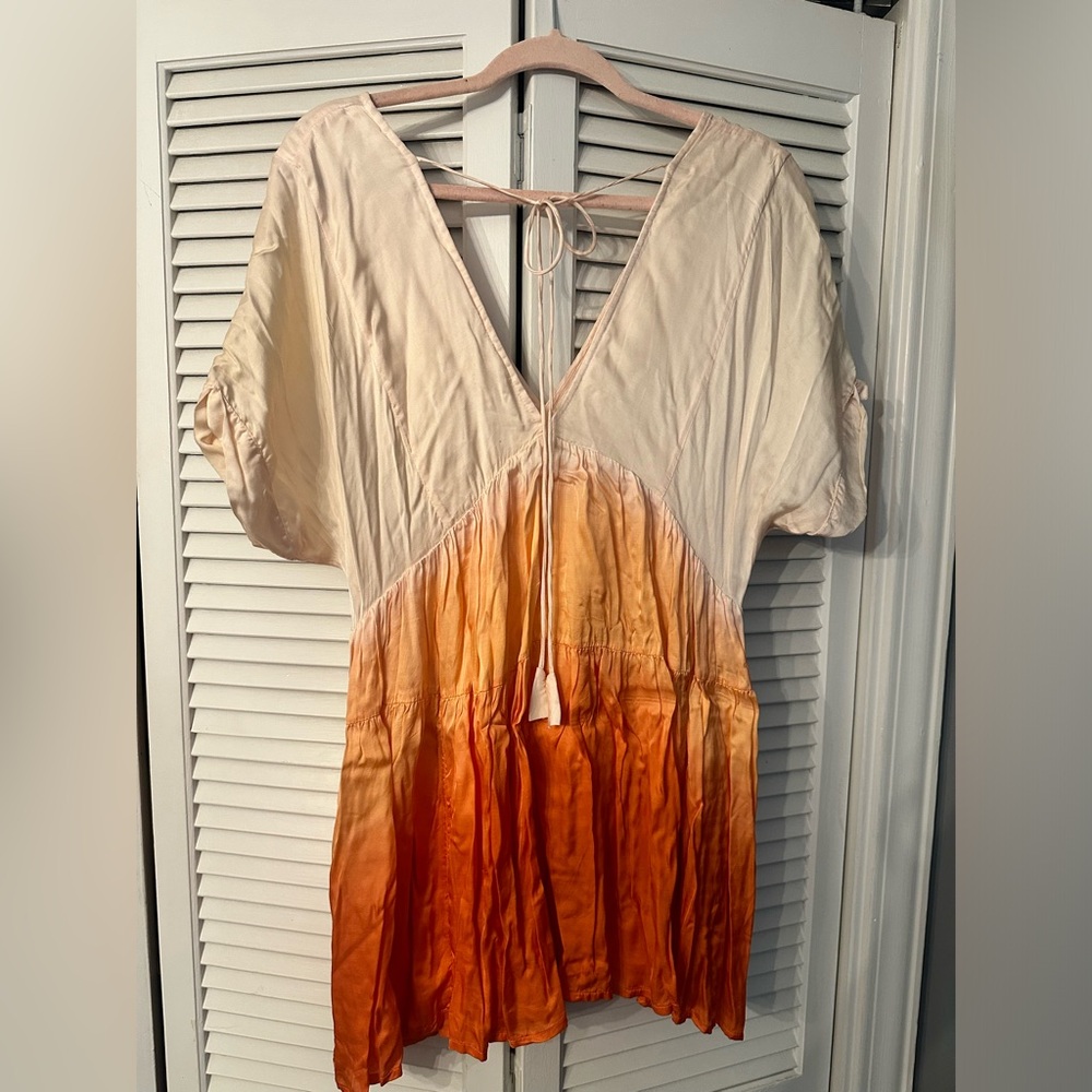 Free people sun up ombre tiered dress - Picture 5 of 8